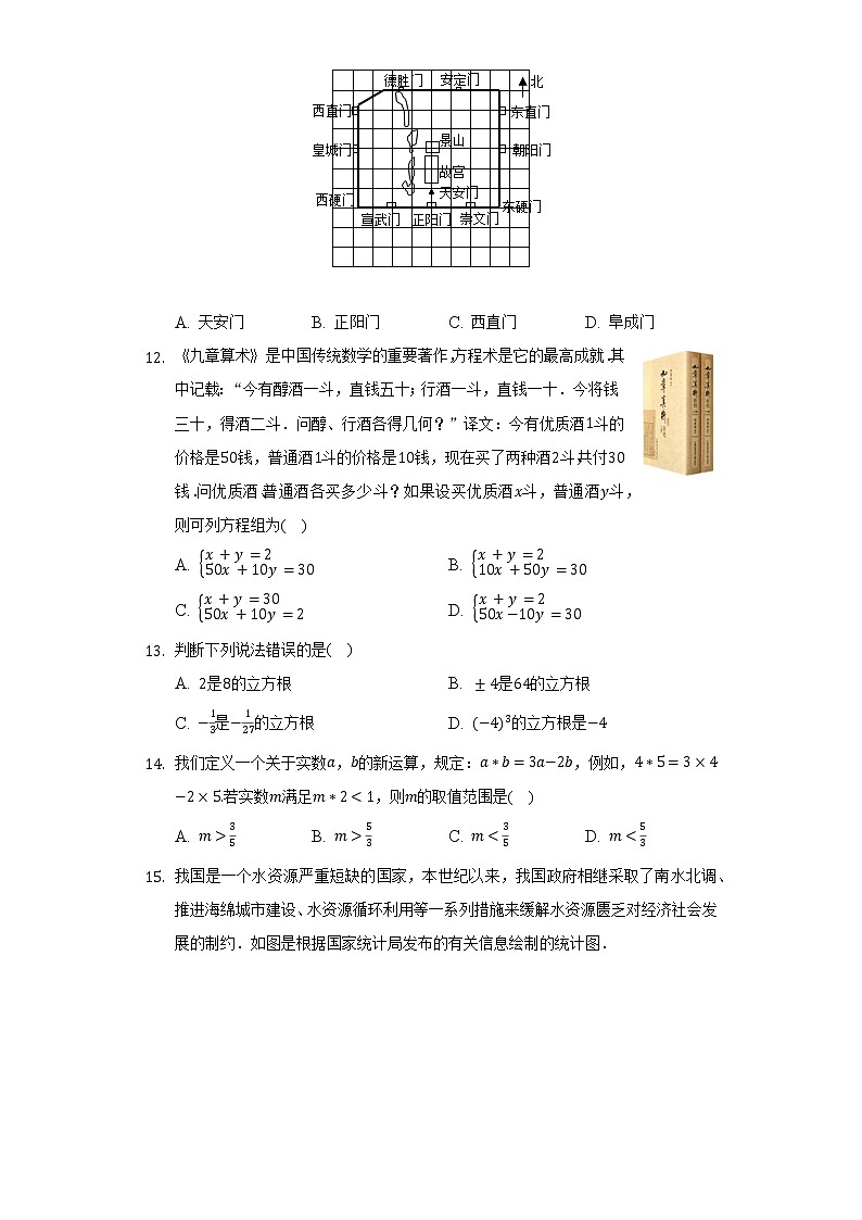 2021-2022学年河北省保定市易县七年级(下)期末数学试卷(Word解析版)第3页