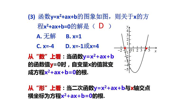 2021-2022 北师大版 数学 九年级下册 2.5 二次函数与一元二次方程课件第7页