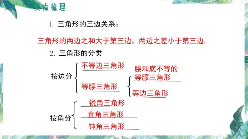 人教版八年级数学上册：第十一章  三角形  复习课件(共29张PPT)03