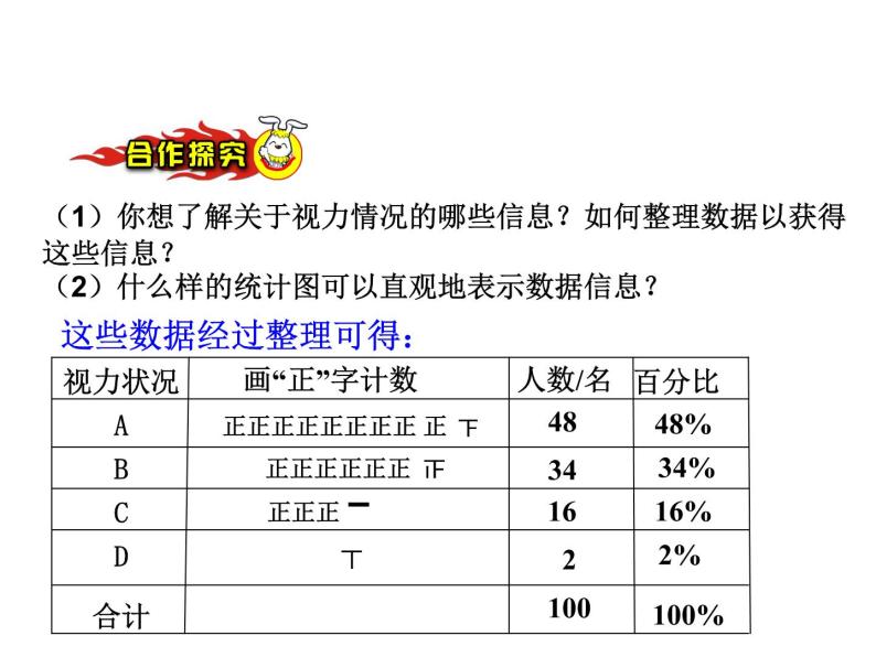 沪科版数学七年级上册课件5.2 数据的整理06