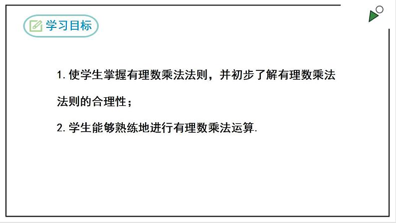 人教七上数学1.4.1《有理数的乘法》第1课时 课件第2页