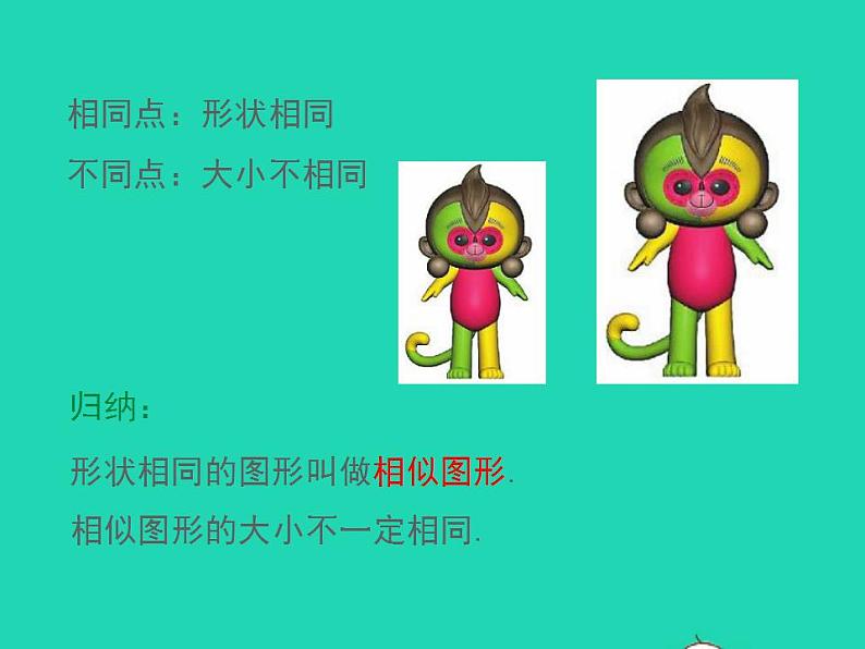 2022九年级数学上册第22章相似形22.1比例线段第1课时相似图形课件新版沪科版第6页