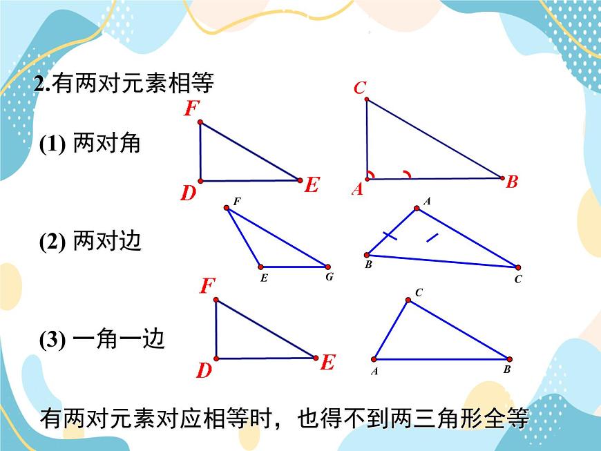 青島版八年級(jí)數(shù)學(xué)上冊1.2.1怎樣判定三角形全等 教學(xué)課件(共20張PPT)第6頁