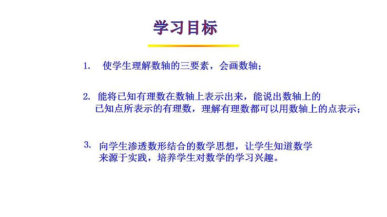 1.2.2数轴 人教版数学七年级上册 课件第2页