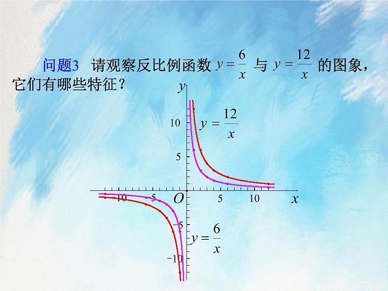 人教版(五四学制)9上数学 29.1.2 反比例函数的图象和性质 1 课件第4页