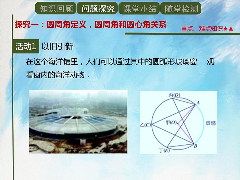 人教版(五四学制)9上数学 31.1.4 圆周角 第一课时 课件+教案03
