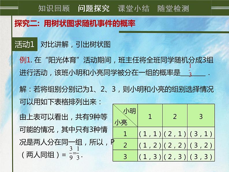 人教版(五四学制)9上数学 32.2.1 用列举法求概率 第二课时 课件+教案05