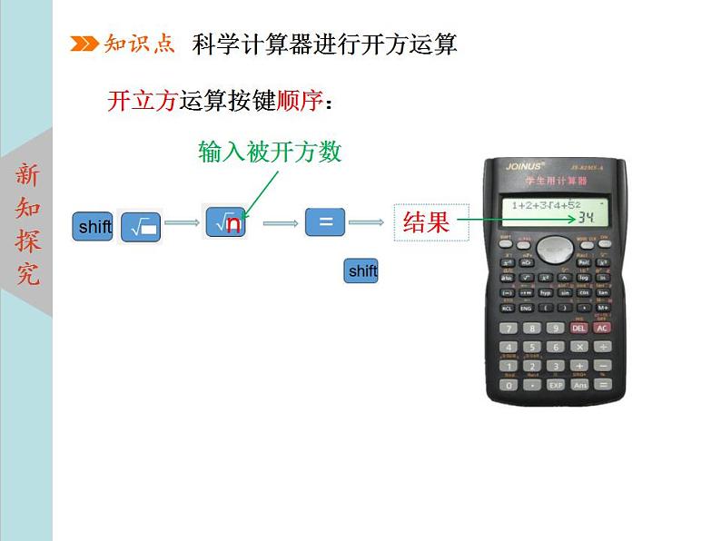 北师大版八年级数学上册2.5用计算器开方 课件PPT06