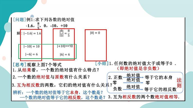 浙教版7年级上册数学1.3绝对值 课件+教案+学案07