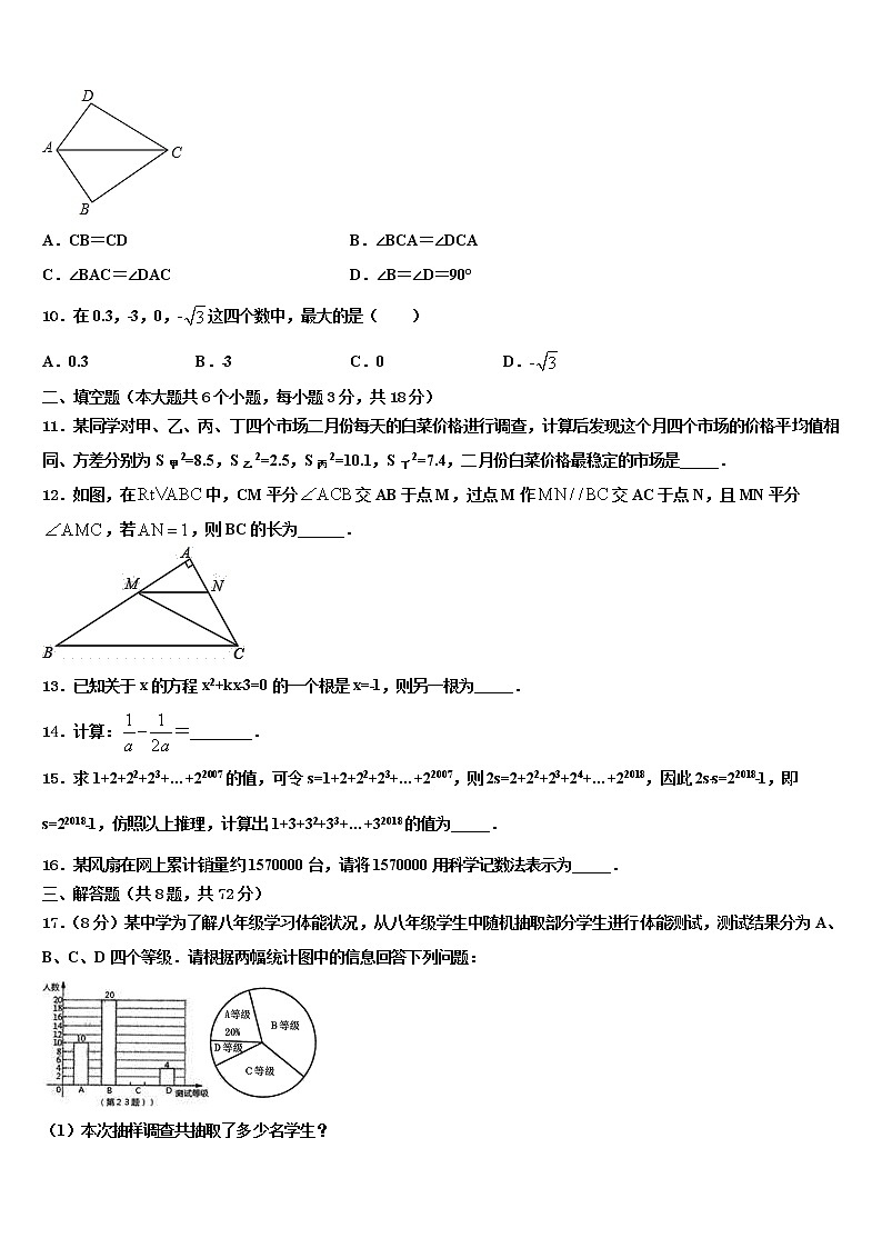 2022年山東省臨沂市中考考前最后一卷數(shù)學試卷含解析第3頁