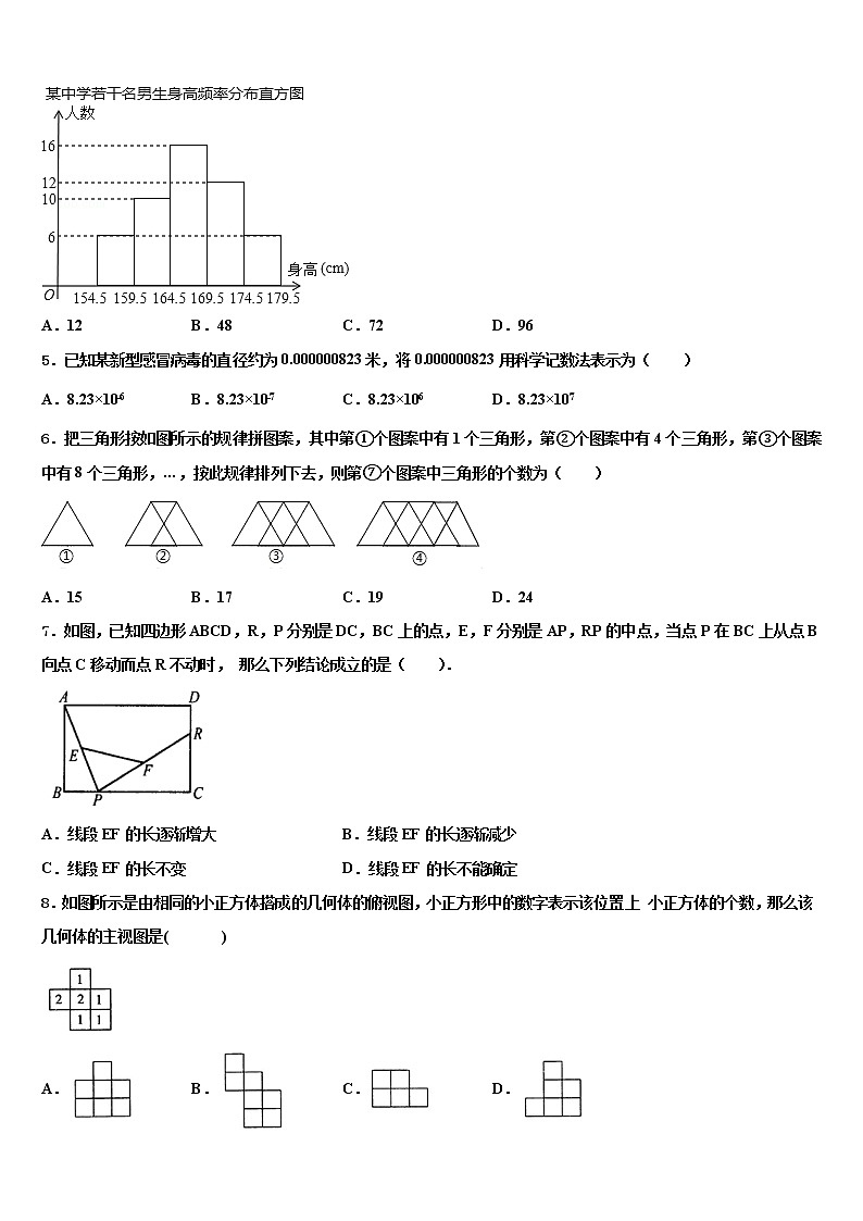 2022年山东省济南市重点中学中考数学五模试卷含解析第2页