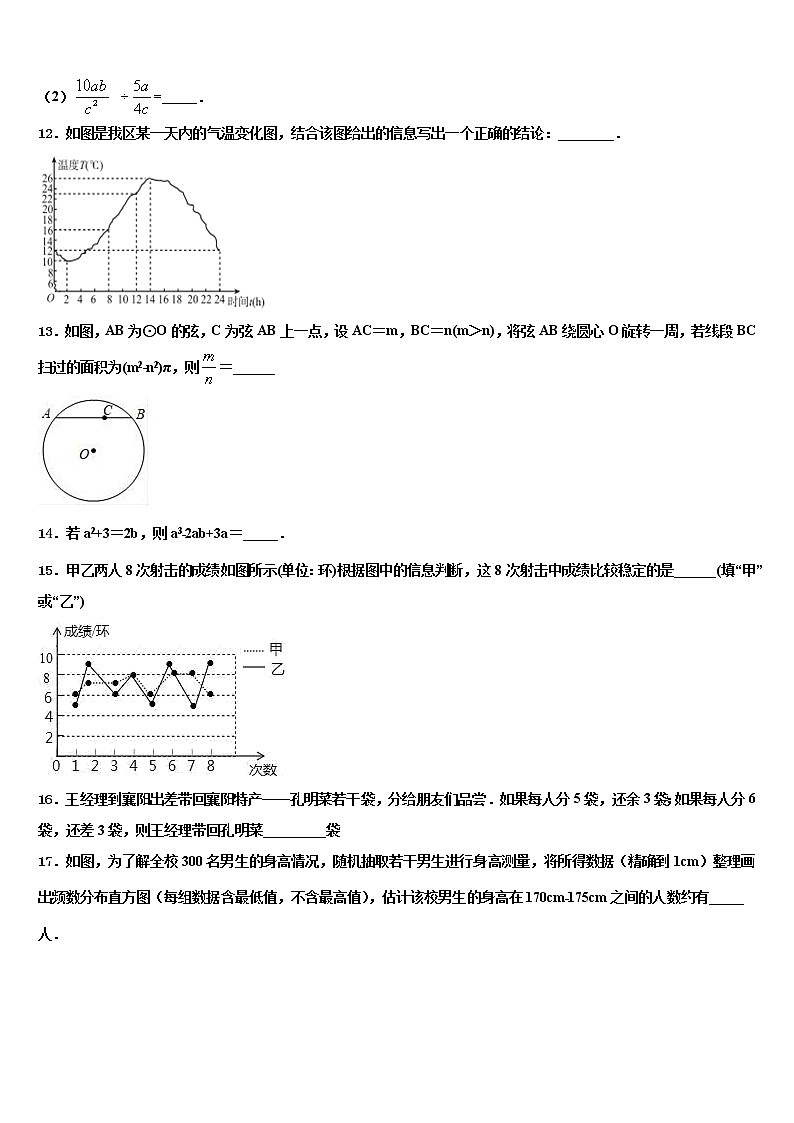 2022年云南省玉溪市易门县重点名校中考数学最后冲刺浓缩精华卷含解析第3页