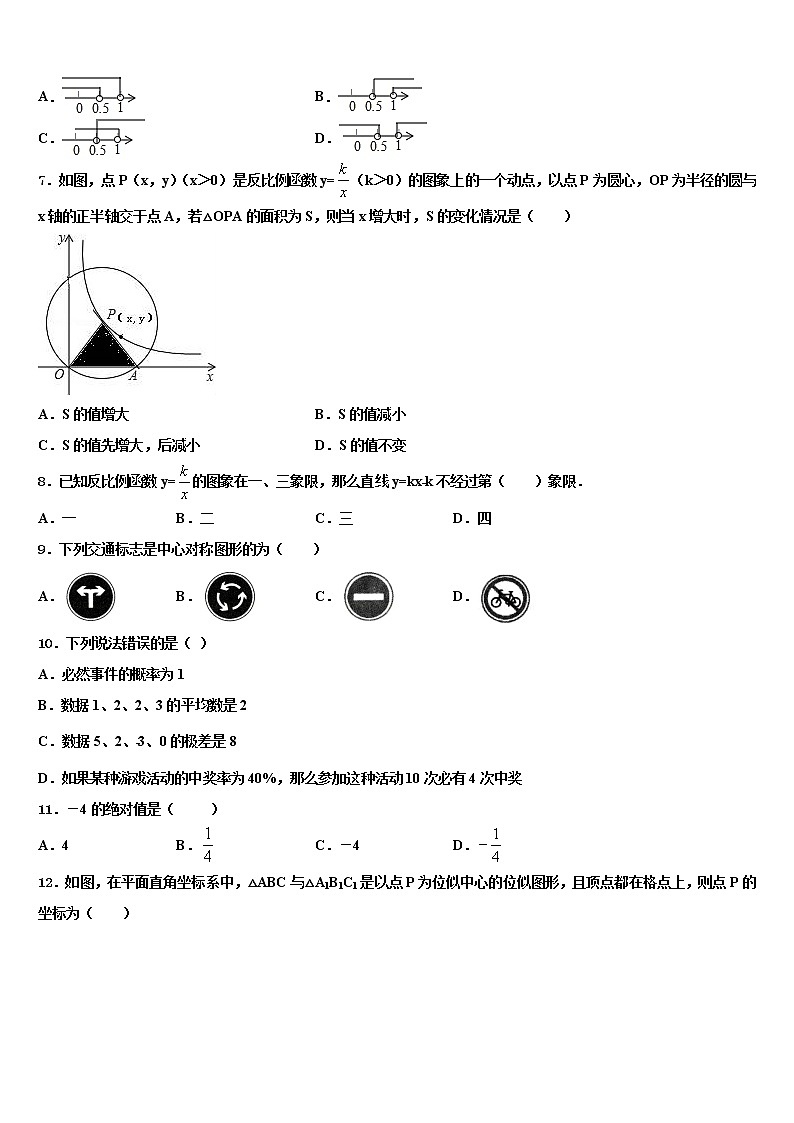 2022年天津市部分区中考数学适应性模拟试题含解析02