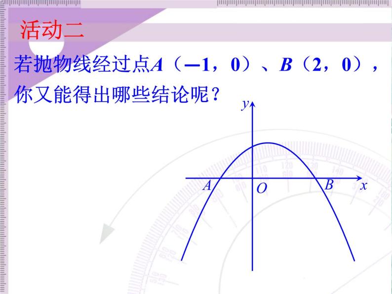 人教版 九年级上册 二次函数复习课件04