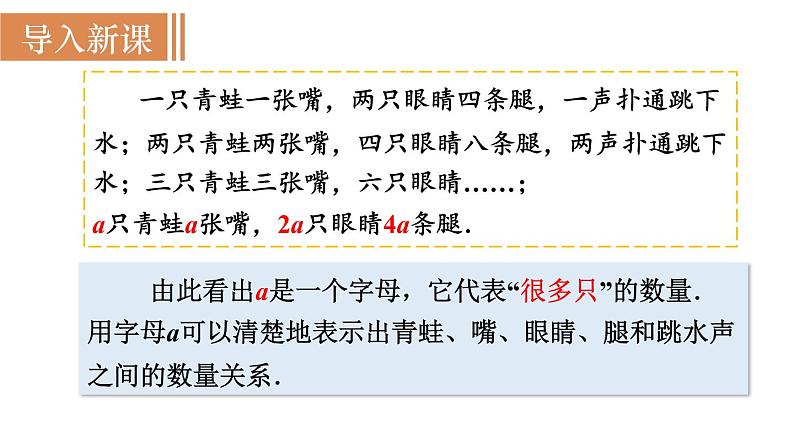 北师大版七年级数学上册课件 3.1 字母表示数第2页