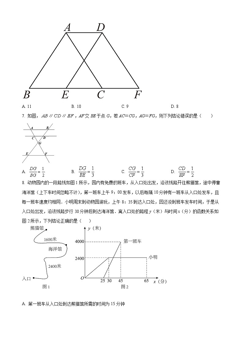 山东省潍坊市潍城区等六区2021-2022学年八年级下学期期末考试数学试题(word版含答案)02
