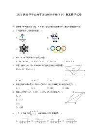 2021-2022学年云南省文山州八年级(下)期末数学试卷(Word解析版)