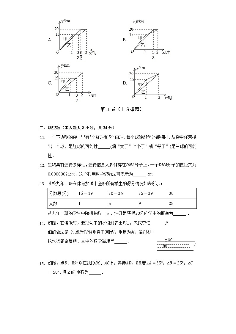 2021-2022学年辽宁省锦州市七年级(下)期末数学试卷(Word解析版)第3页