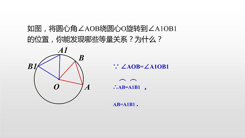 3.4 第1课时 圆心角定理 浙教版九年级数学上册课件(共21张ppt)07