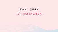 初中数学北师大版八年级上册2 一定是直角三角形吗教学课件ppt