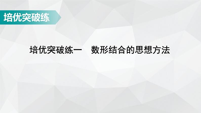 广东省2022年中考数学总复习讲练课件:培优突破练1 数形结合的思想方法01