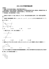 广西省河池市2022年初中数学毕业考试模拟冲刺卷含解析