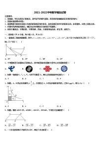 福建省泉州市洛江区重点达标名校2021-2022学年中考数学押题试卷含解析