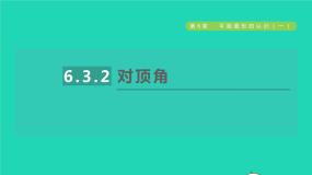 初中苏科版6.3 余角 补角 对顶角授课ppt课件