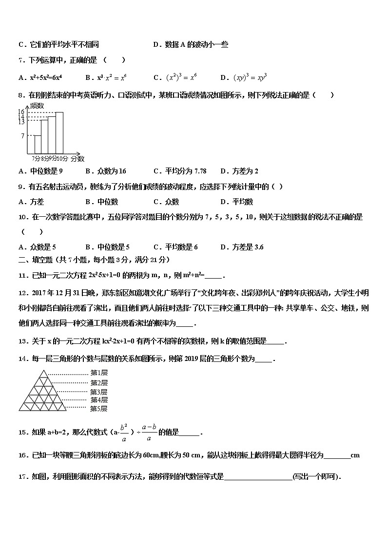 河北省唐山市路北区2021-2022学年中考数学仿真试卷含解析第2页
