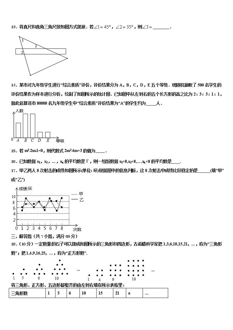 河北省武邑中学2021-2022学年中考四模数学试题含解析第3页
