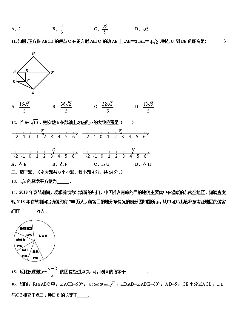 湖北省武昌区C组联盟2021-2022学年中考数学对点突破模拟试卷含解析第3页