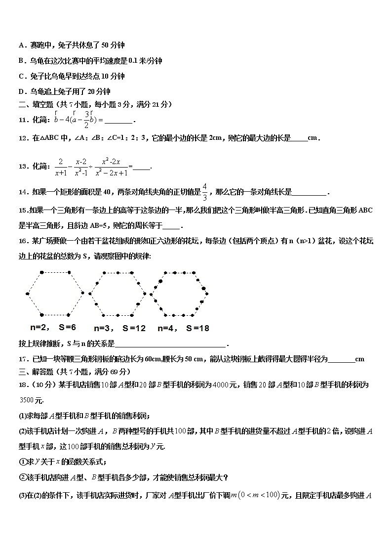 湖北省恩施土家族苗族自治州恩施市市级名校2022年中考数学模拟精编试卷含解析第3页