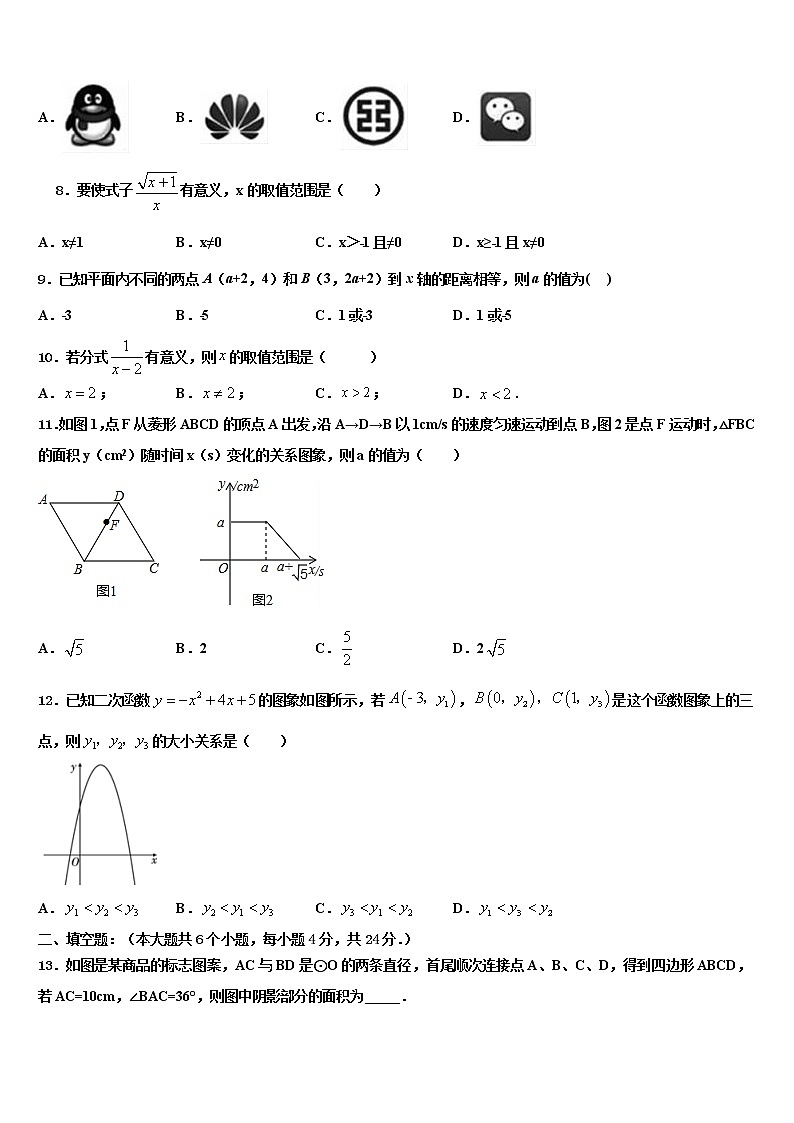 湖北省广水市达标名校2021-2022学年中考数学最后冲刺浓缩精华卷含解析第2页