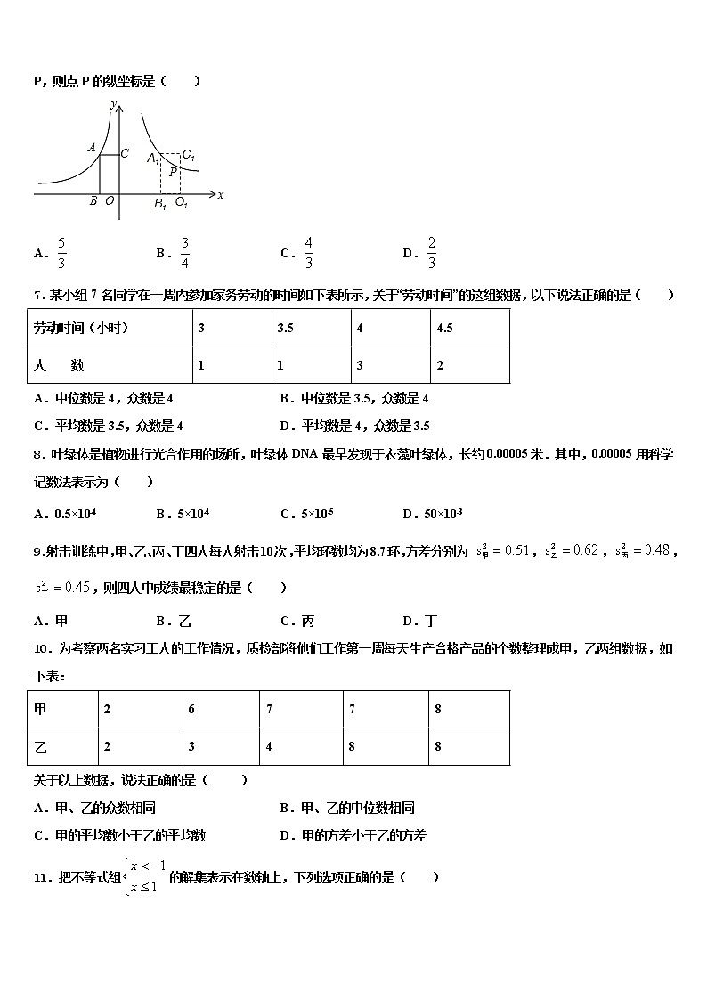 贵州省安顺市平坝区第二中学2021-2022学年中考考前最后一卷数学试卷含解析第2页