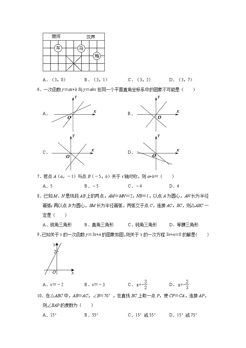 山东省招远市2021-2022学年七年级上学期期末考试数学试卷(五四学制)(含答案)第2页