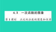 湘教版八年级下册第4章 一次函数4.3 一次函数的图象习题ppt课件