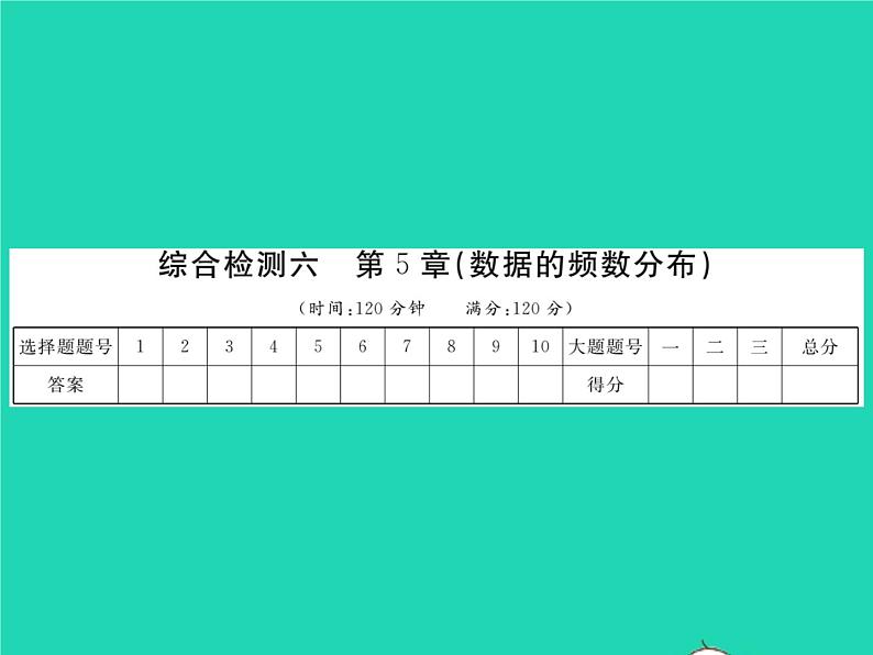 2022八年级数学下册综合检测六习题课件新版湘教版第1页