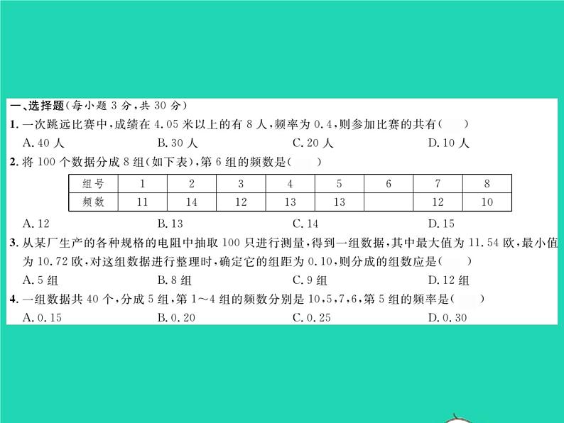 2022八年级数学下册综合检测六习题课件新版湘教版第2页