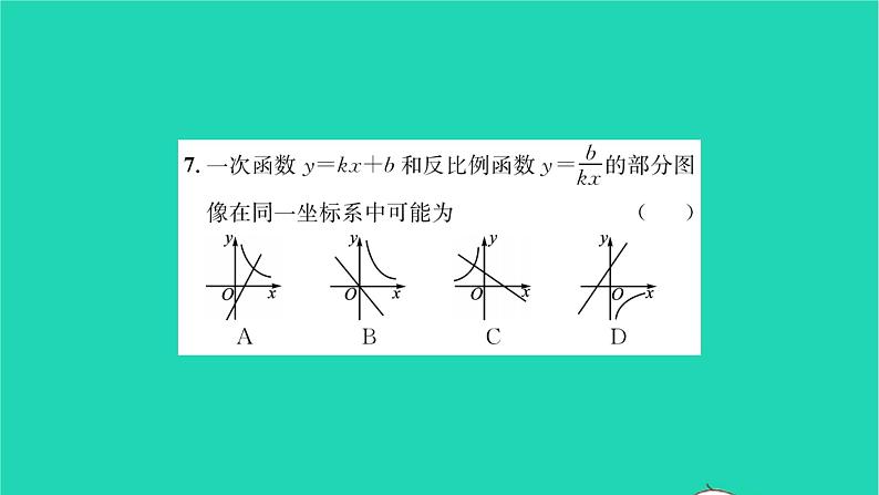 2022八年级数学下册第11章反比例函数考点集训习题课件新版苏科版08