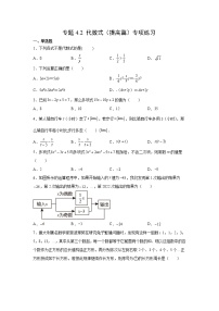 专题4.2 代数式（提高篇）专项练习- 2022-2023学年七年级数学上册阶段性复习精选精练（浙教版）