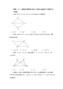专题1.35 三角形全等判定方法4-斜边+直角边（专项练习）-2022-2023学年八年级数学上册基础知识专项讲练（浙教版）