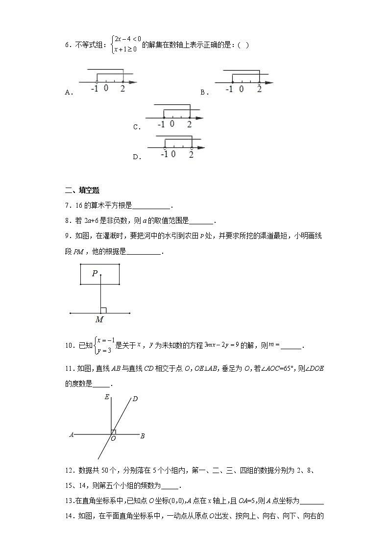 吉林省吉林市亚桥中学2021-2022学年七年级下学期期末数学试题(含答案)第2页