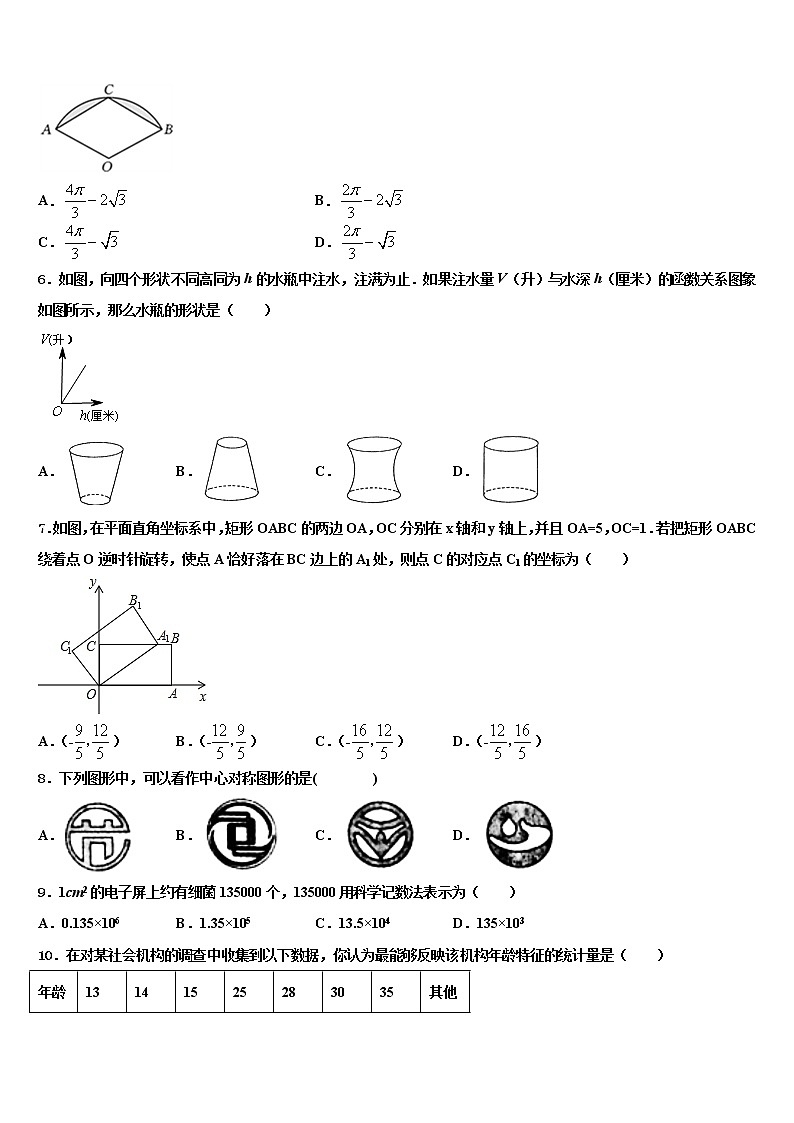 期河南省南阳市南召县2022年中考数学猜题卷含解析02