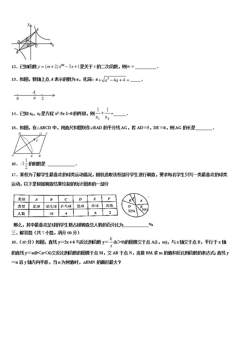 青海省玉树市2021-2022学年中考数学考前最后一卷含解析03