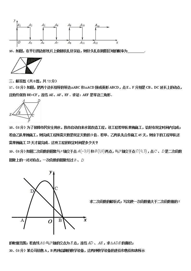 山东省安丘市景芝中学2021-2022学年中考数学考前最后一卷含解析第3页