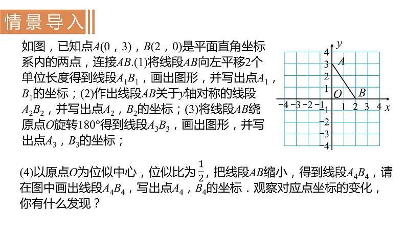 北师大版九年级数学上册课件 4.8.2 平面直角坐标系中的位似变换02