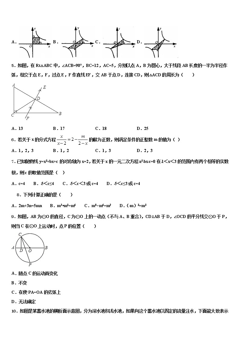 山东省青岛市集团校联考2022年中考试题猜想数学试卷含解析第2页