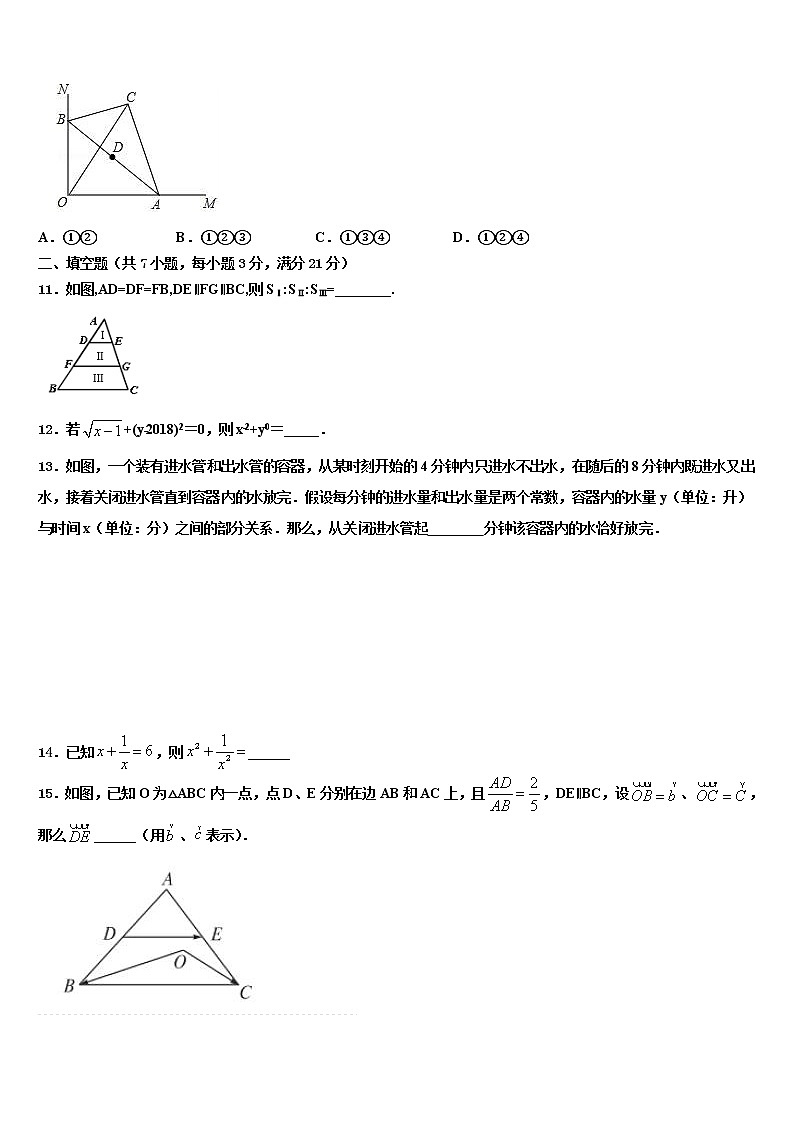 山西省临汾市市级名校2021-2022学年中考数学考试模拟冲刺卷含解析03
