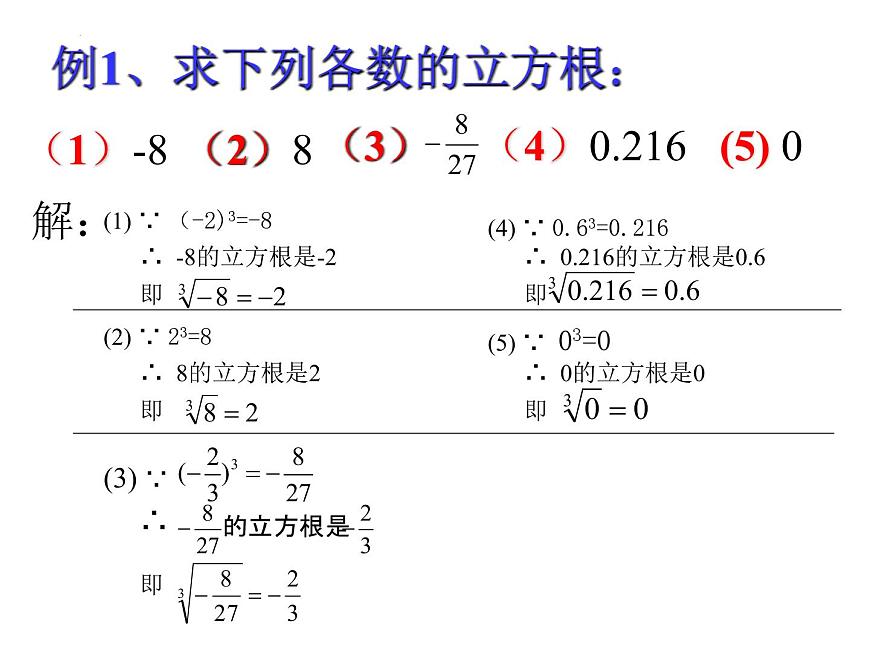 3.3 立方根 浙教版七年級數(shù)學(xué)上冊課件第7頁