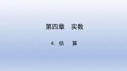 鲁教版五四制七年级数学上册第四章4 估算课件